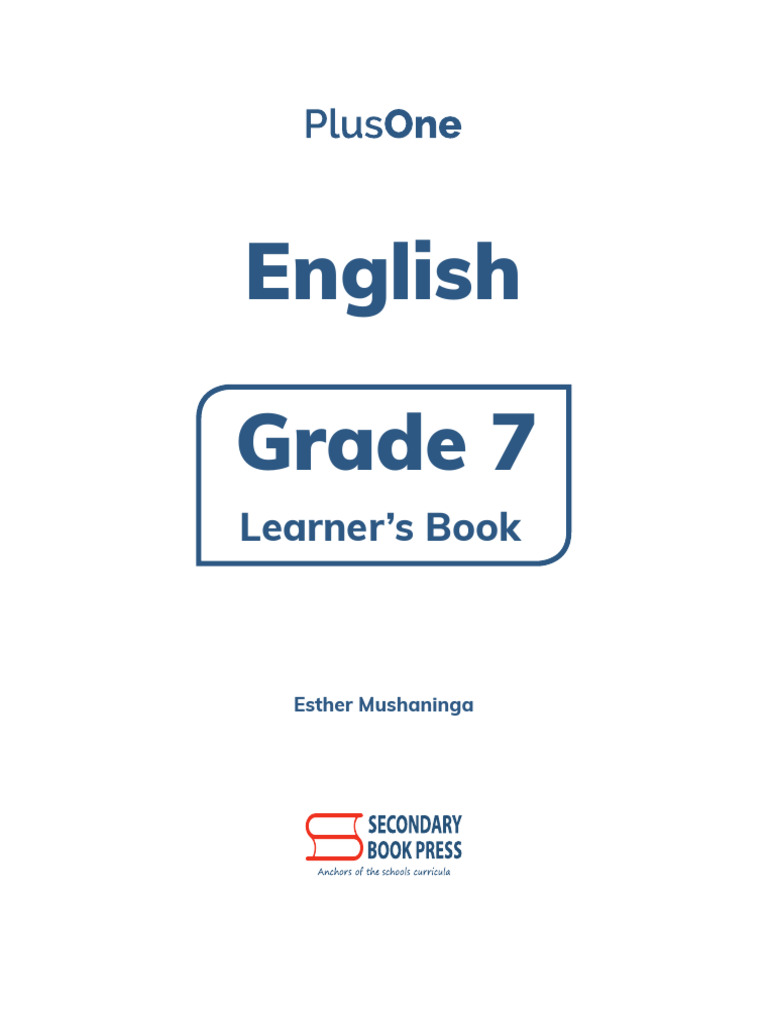 English Grade 7 Plusone 1 | PDF