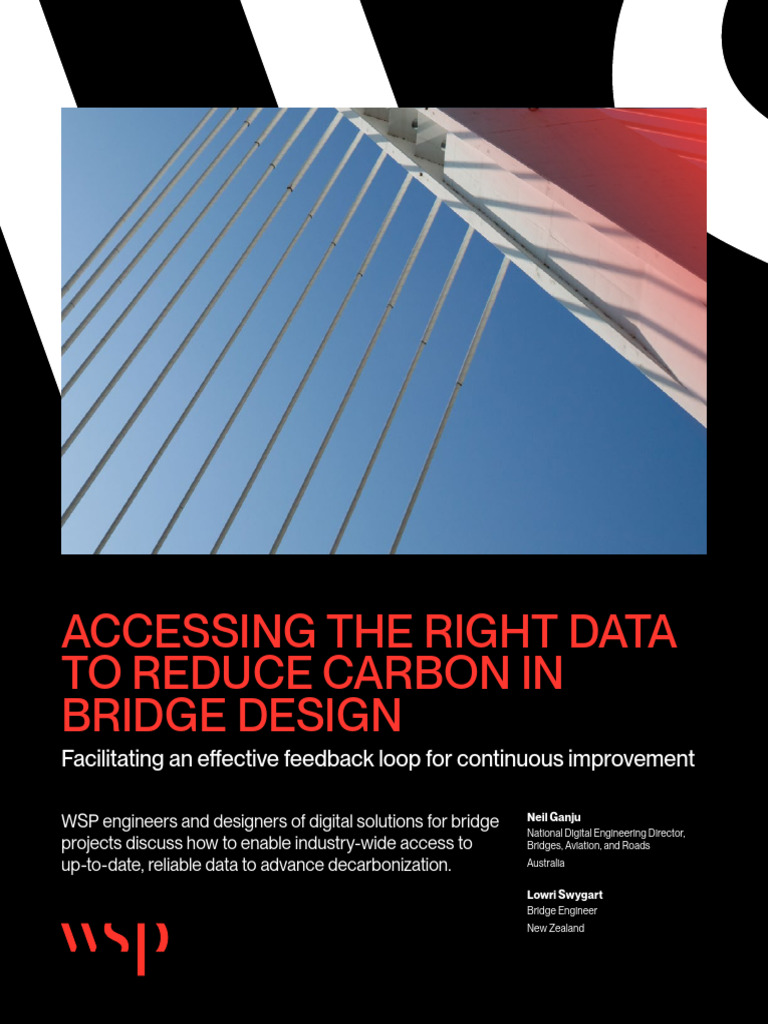 Decarbonizing Bridge Design with Data | PDF | Climate Change Mitigation ...