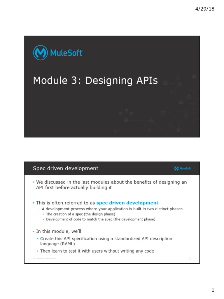Spec-Driven API Design with RAML | PDF | Information Technology ...