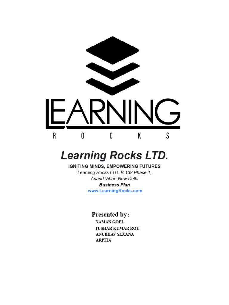 Learning Rocks | PDF | Revenue | Customer Relationship Management