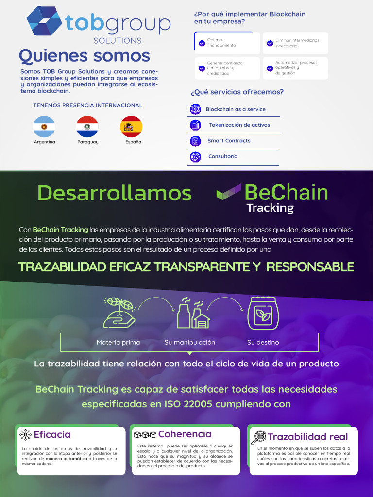 BeChain Tracking | PDF | Informática