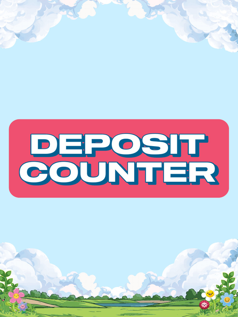 Deposit Counter Overview | PDF