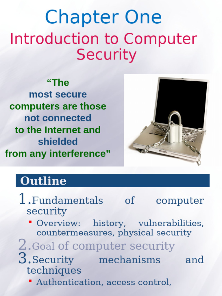 Computer Security Fundamentals Explained | PDF | Security | Computer ...