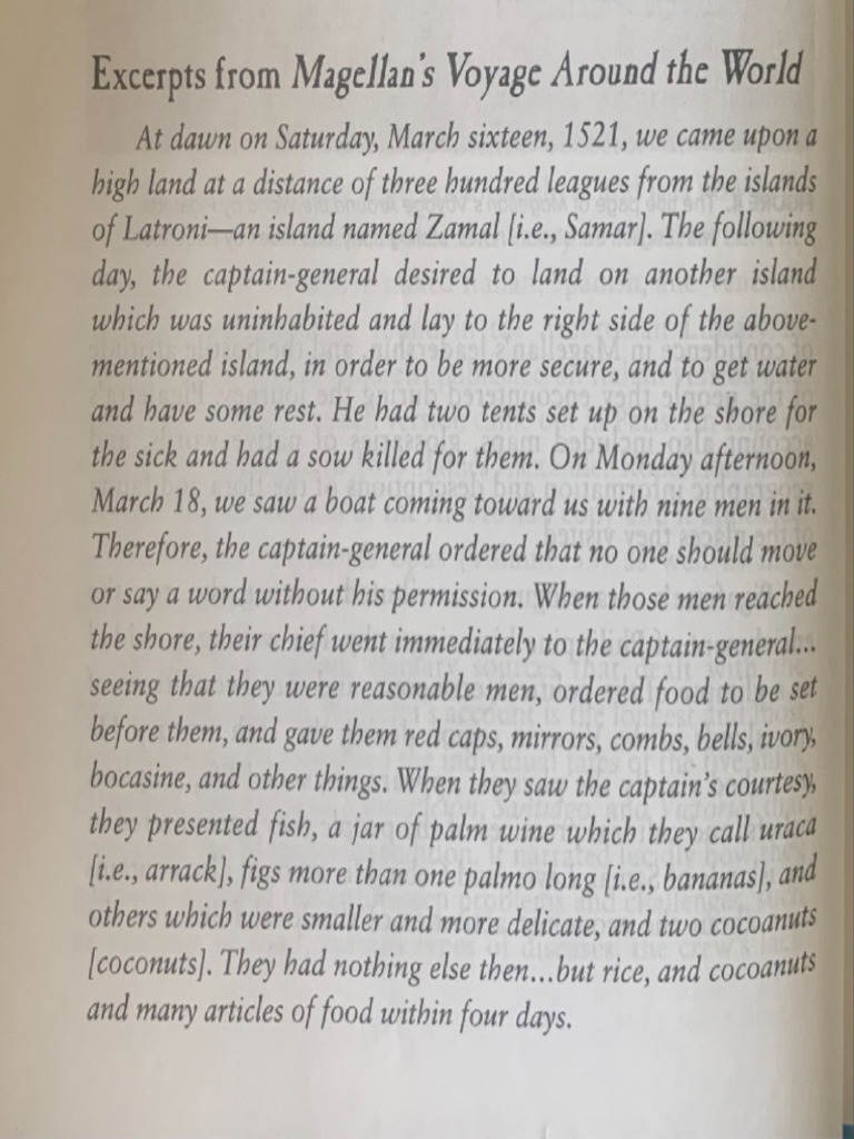 Magellan's+Voyage+Around+the+World+-+A +pigafetta | PDF