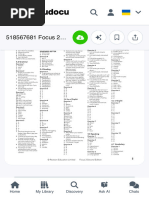 Focus 2 Workbook Answer Key | PDF