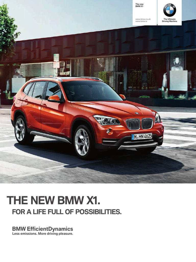 BMW X1 2012 Uk | PDF | Fuel Economy In Automobiles | Automotive Industry