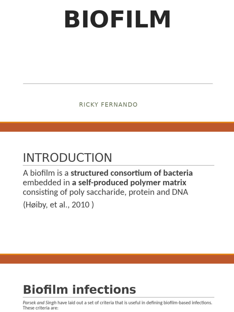 Understanding Bacterial Biofilm Formation | PDF | Biofilm | Bacteria