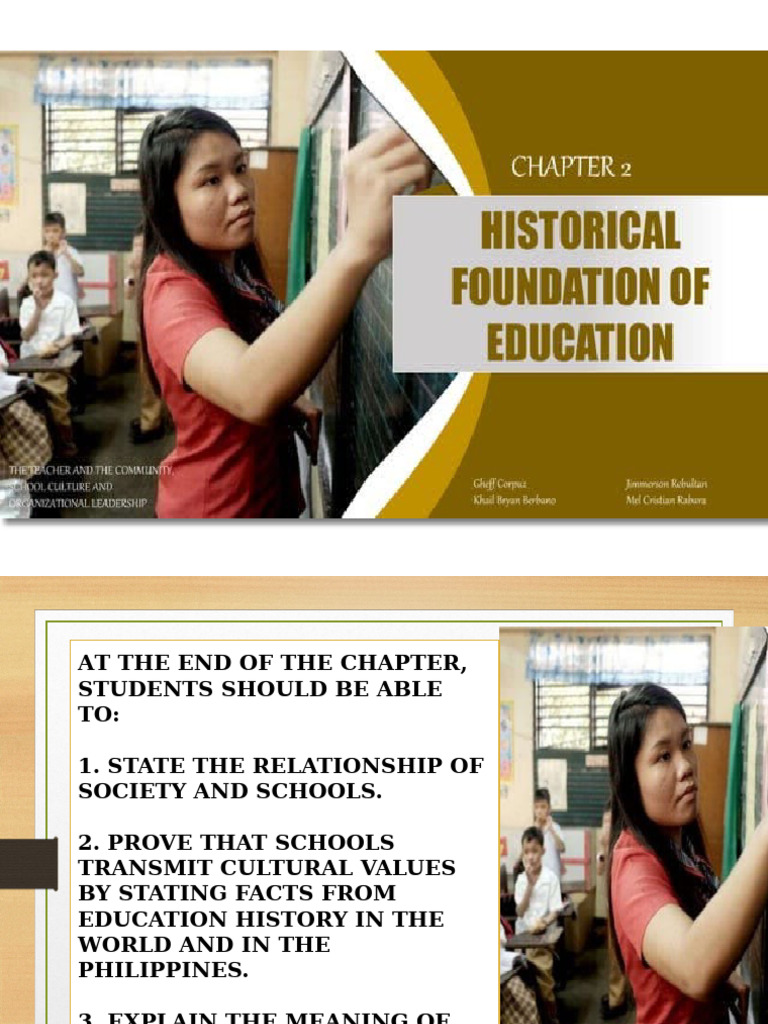 2 Historical Foundation of Education | PDF