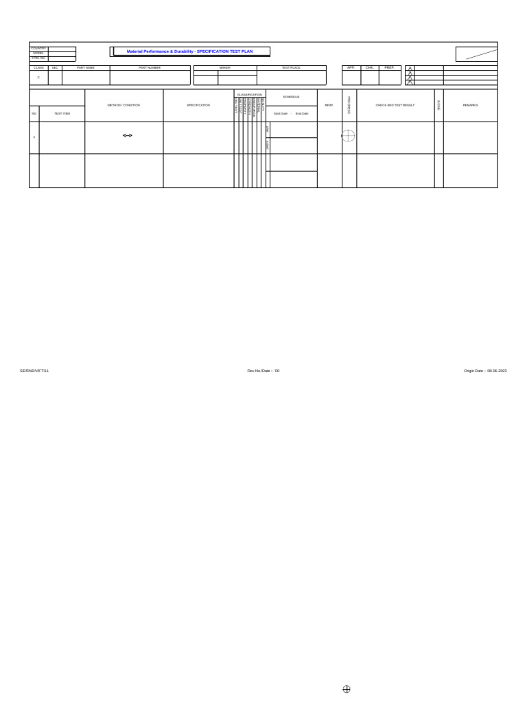 FT - Material Performance & Durability - Specification | PDF