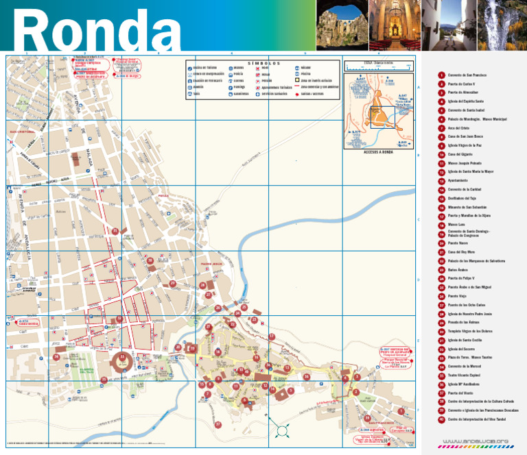 Mapa Turístico de Ronda | PDF