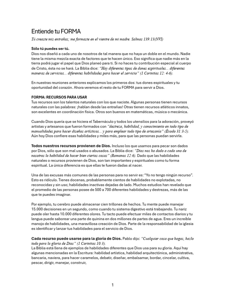 Entiende Tu FORMA+ | PDF | Dios | Libro de Deuteronomio