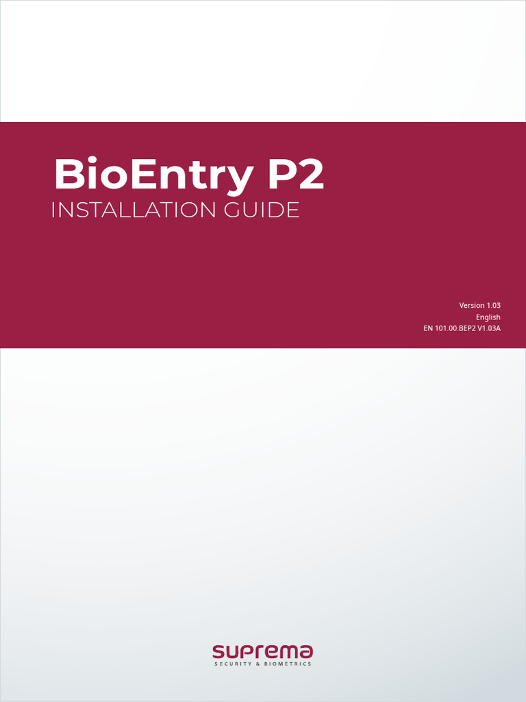 BioEntry P2 | PDF | Free Software
