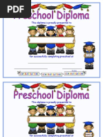 Download Preschool Diploma by Nancy Messenger SN84980820 doc pdf