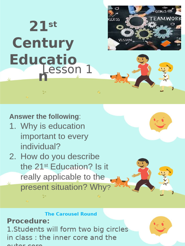 21st Century Education Overview | PDF | Project Based Learning | Learning