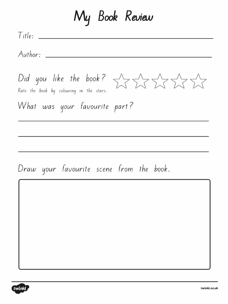 NZ T L 1069 Book Review Writing Frame New Zealand | PDF