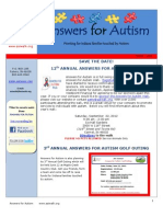 Answers Autism: Save The Date! 12 Annual Answers For Autism Walk