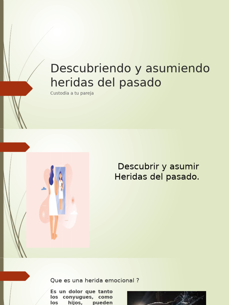 Descubrir y asumir heridas del pasado | PDF | Las emociones | Conceptos ...