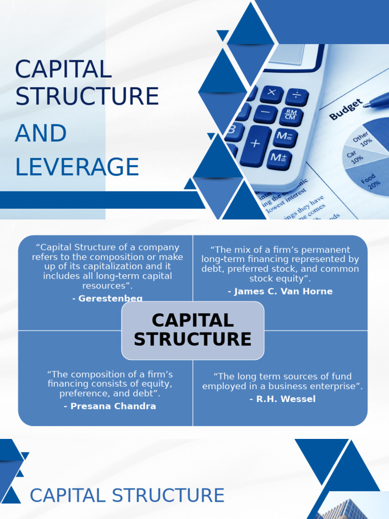 Understanding Capital Structure & Leverage | PDF | Capital Structure ...
