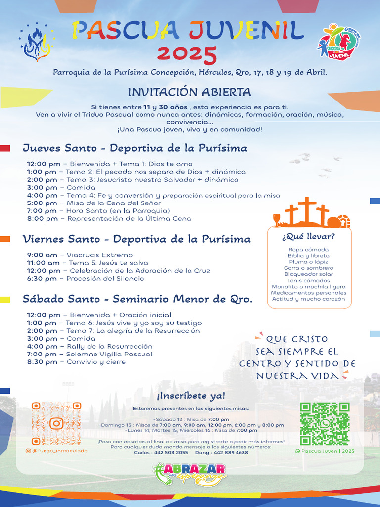 1-Programa Pascua Juvenil 2025 | PDF