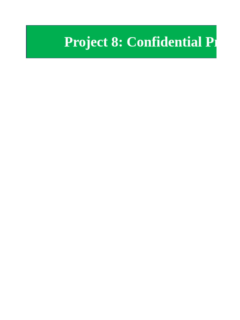 Project 8 | PDF