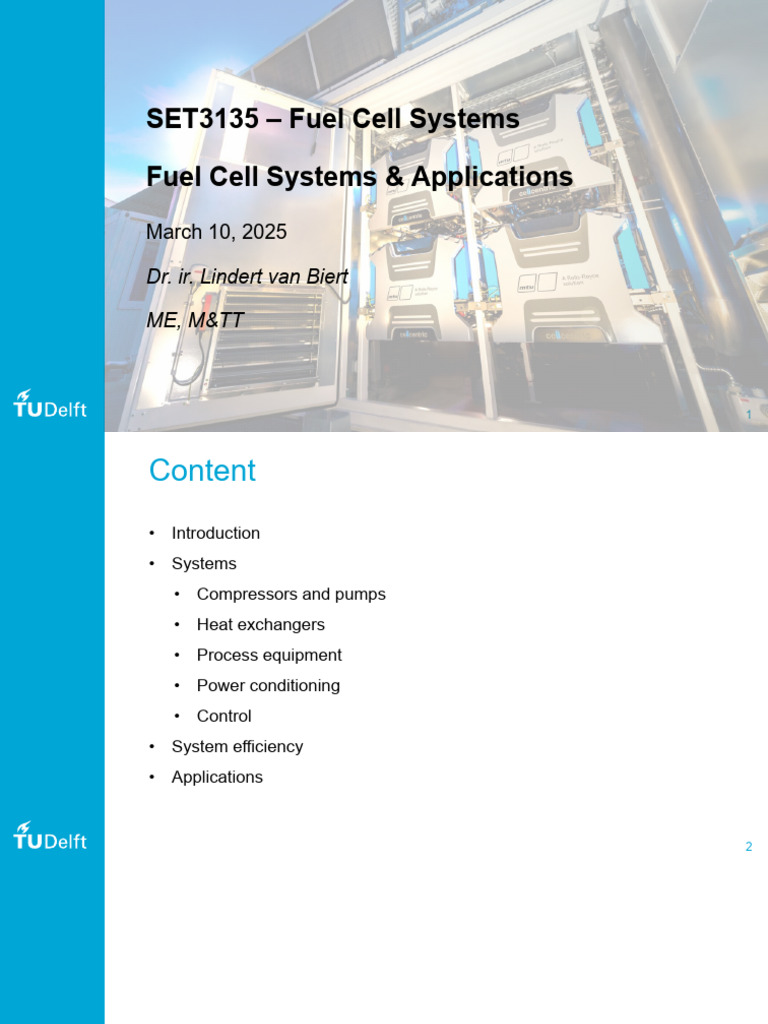 Fuel Cell Systems Overview and Applications | PDF | Fuel Cell | Solid ...
