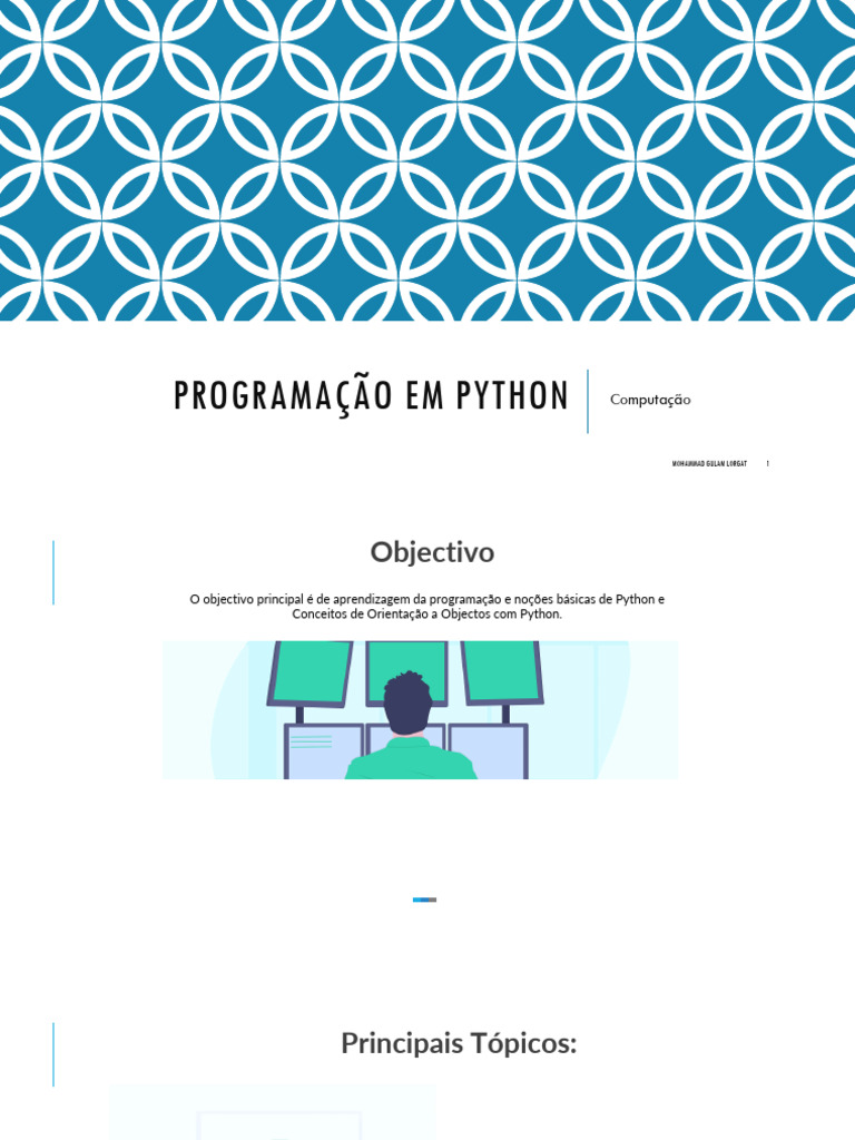 Introdução à Programação em Python | PDF | Python (linguagem de ...