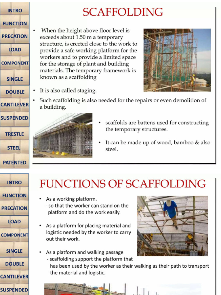 scafffolding material | PDF