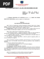 Estatuto e Plano de Carreira e Remuneracao Do Magisterio Lei Complementar Nc2ba 211 2009