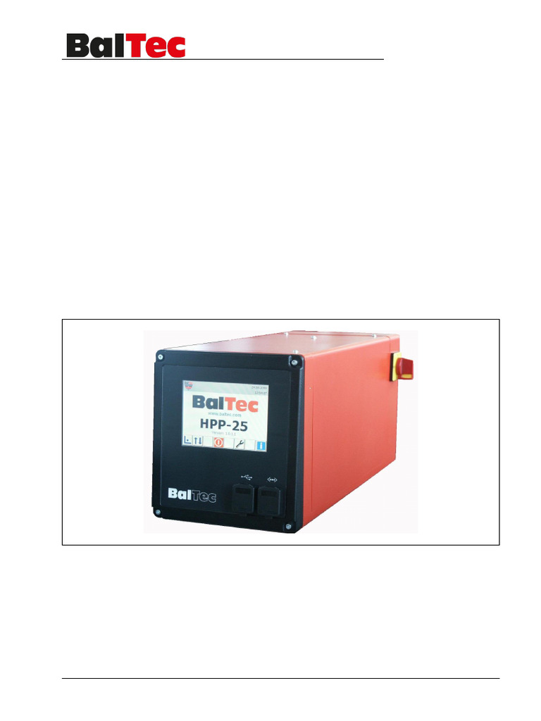 Process-Controller HPP 25: Operating Instructions | PDF | Programmable ...