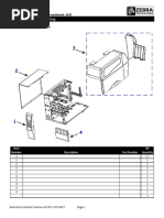 Zebra ZC100/ZC300 Parts Catalog | PDF | Printer (Computing) | Vehicles