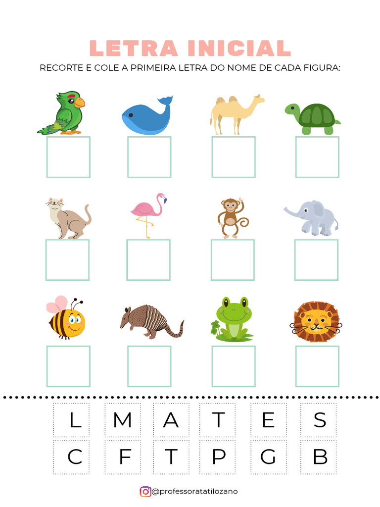 ATIVIDADES PRÉ SILÁBICO | PDF