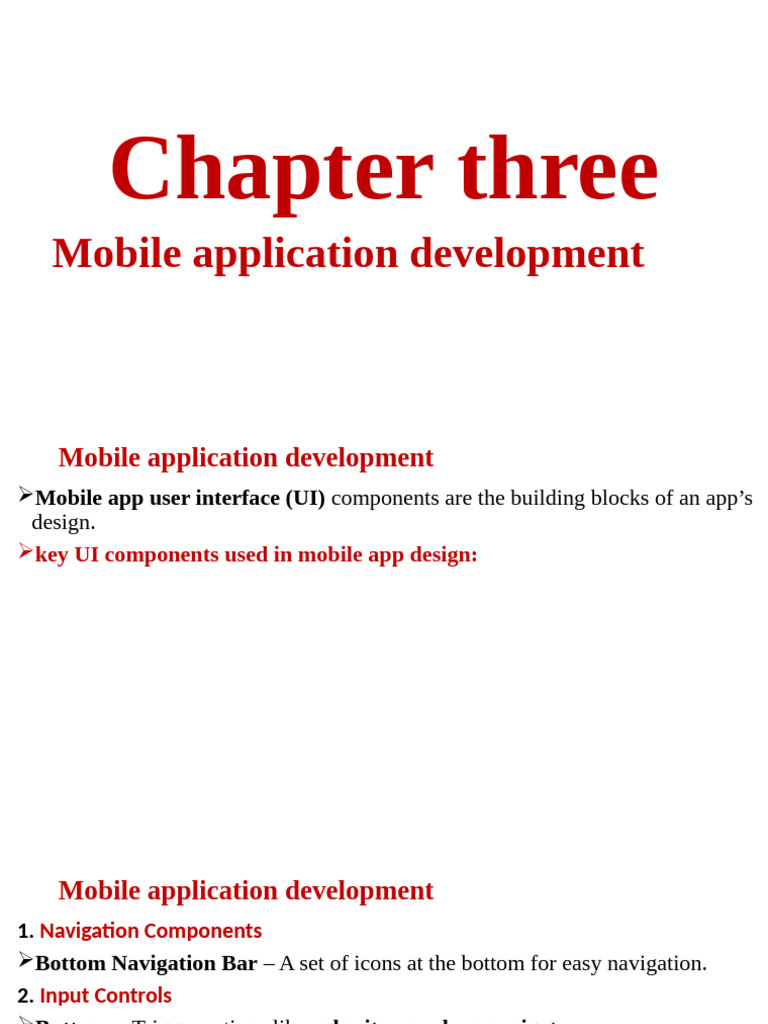 Mobile App UI Components Guide | PDF | Page Layout | Mobile App