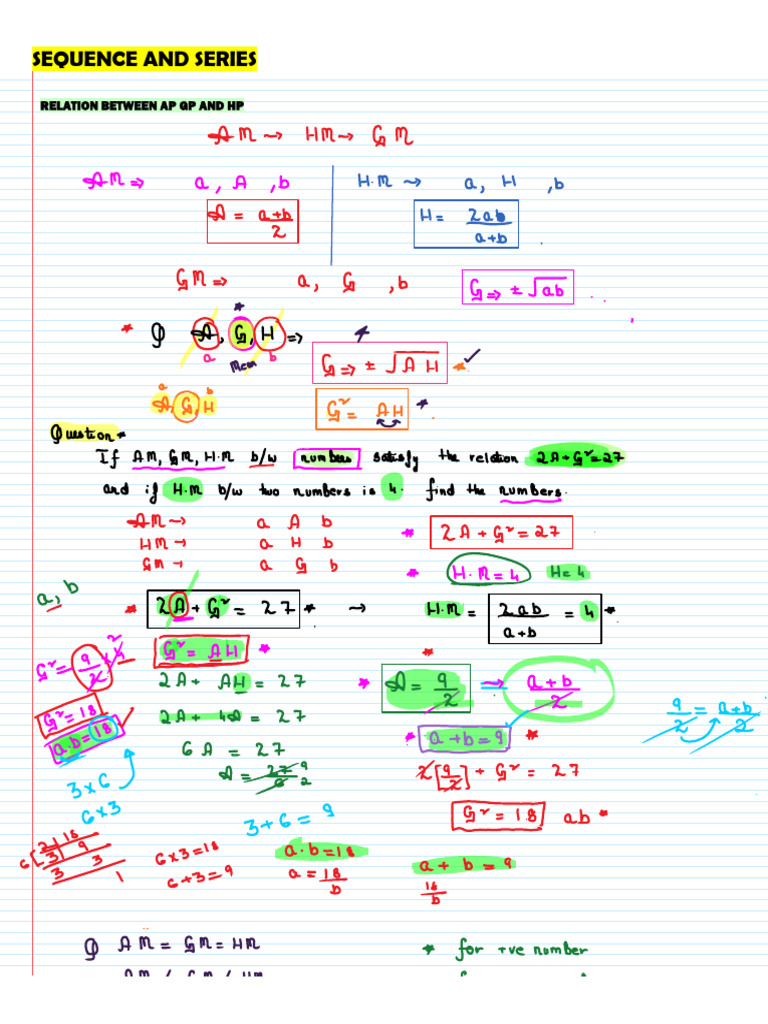 Sequence and Series 06 | PDF