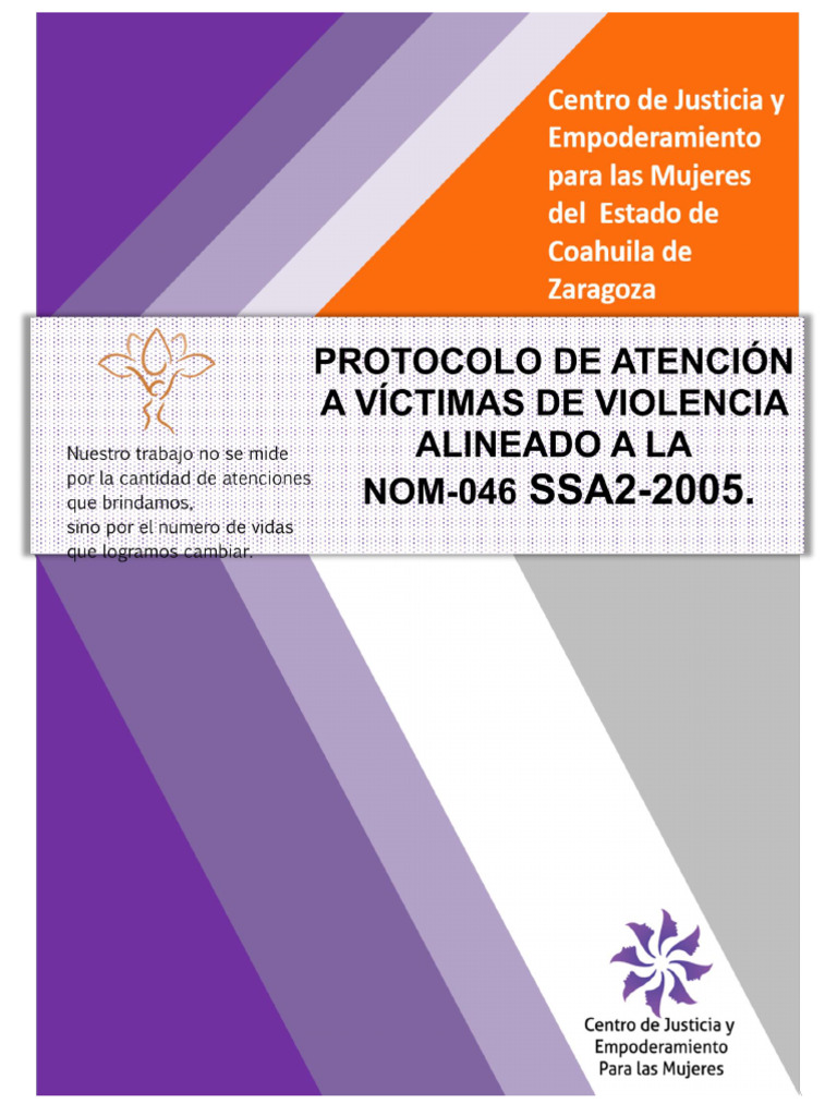 Protocolo de Atención a Víctimas de Violencia | PDF | La violencia ...