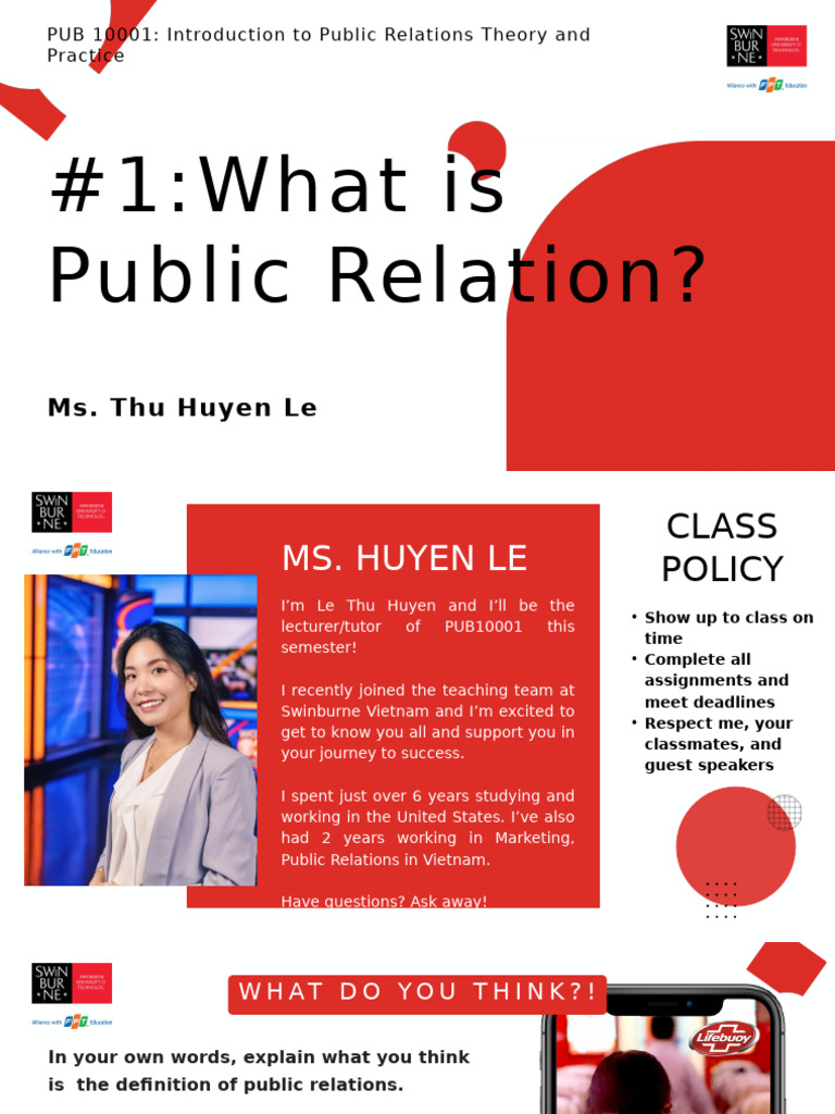 Week 1 For Students | PDF | Public Relations | P. T. Barnum
