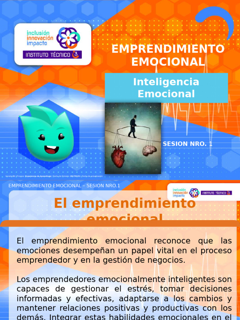 02 Tema Emprendimiento Emocional | PDF | Iniciativa empresarial | Las ...