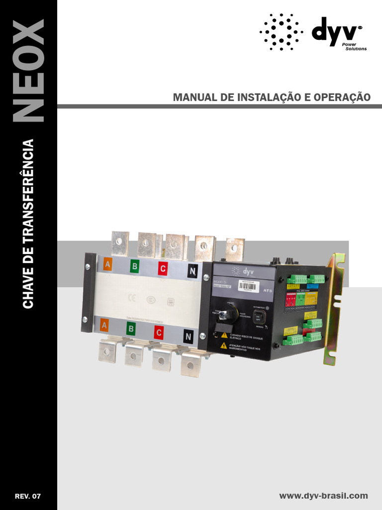 Manual Série NEOX Rev. 07 | PDF | Fusível (elétrico)