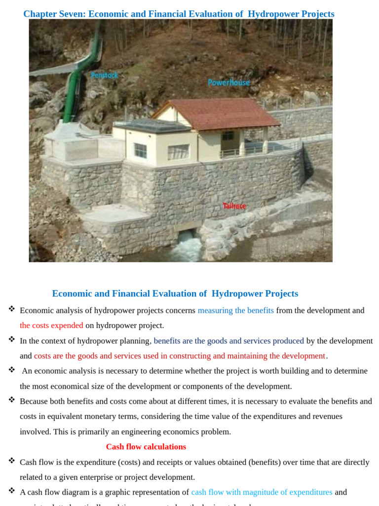Hydropower Project Financial Evaluation | PDF | Interest | Discounting