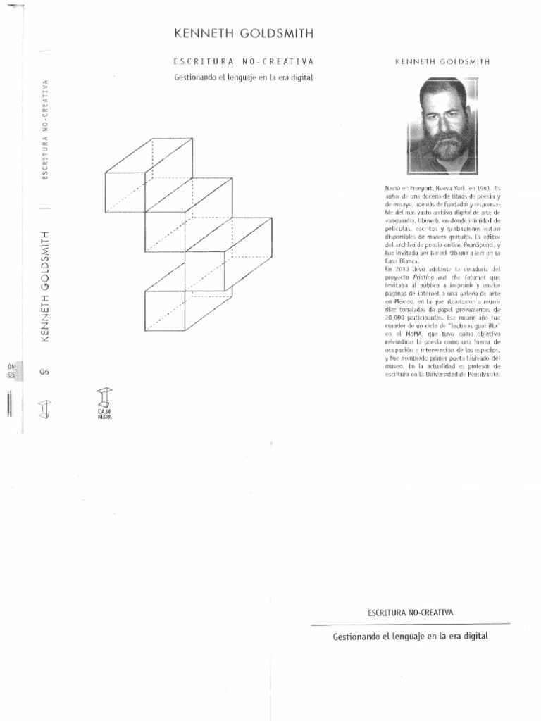 GOLDSMITH KENNETH Escritura No Creativa | PDF