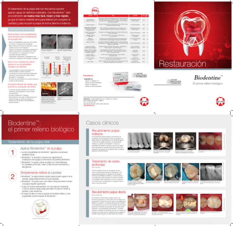 Biodentine Restauración | PDF | Diente | Anatomia dental