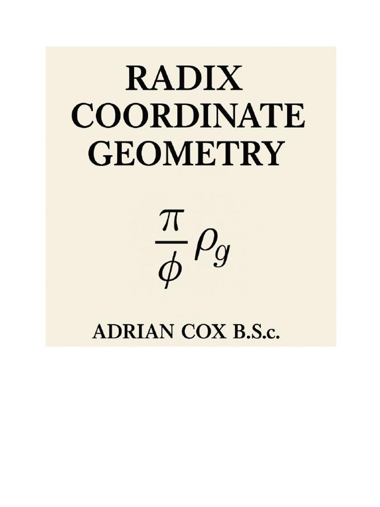 Radix Geometry: Harmonic Adaptivity Explained | PDF | Geometry | Curvature