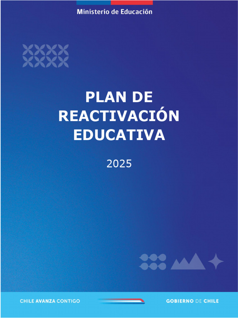 Plan de Reactivación Educativa 2025 | PDF | Chile | Enseñando