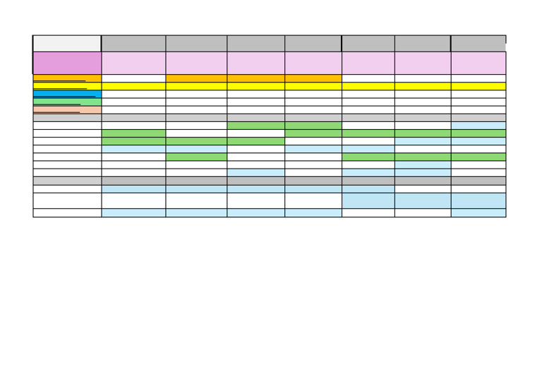 Weekly Event Schedule and Staff Roster | PDF