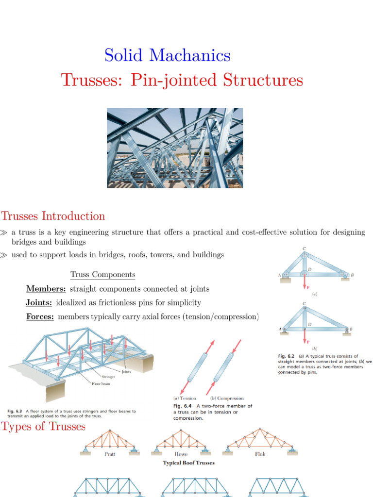 Lecture Notes Truss Analysis Pdf