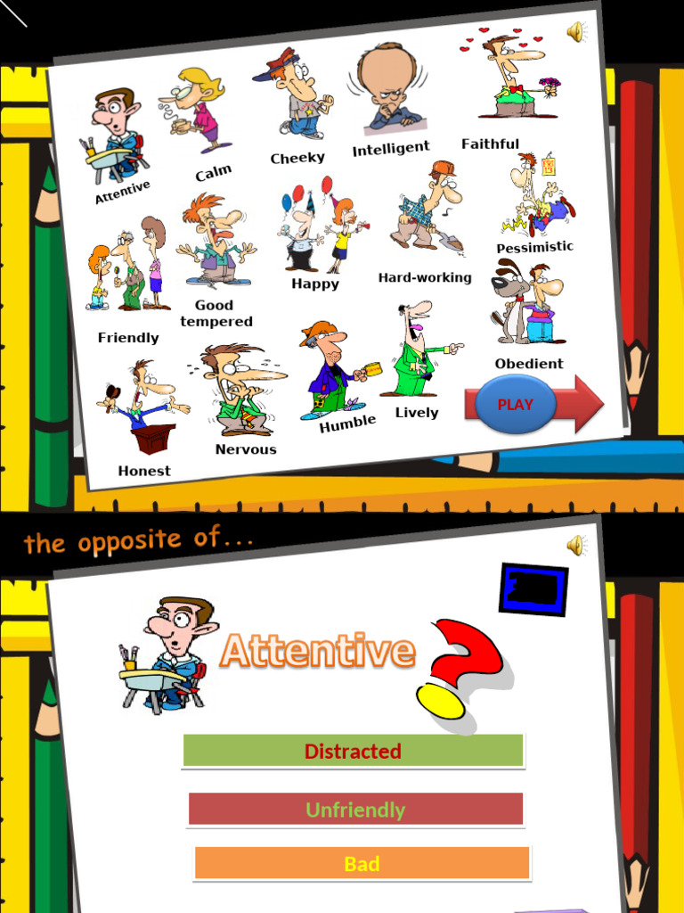 Characters Opposite | PDF