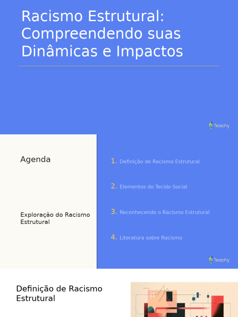 Dinâmicas do Racismo Estrutural | PDF | Racismo | Discriminação e ...