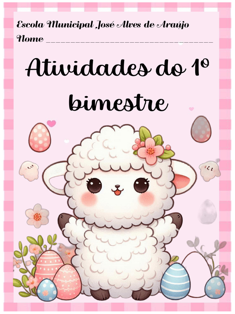 Capa de Envelope 1º Bimestre 2025 1º Ano | PDF