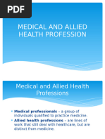 Overview of Allied Health Professions | PDF | Health Professional ...