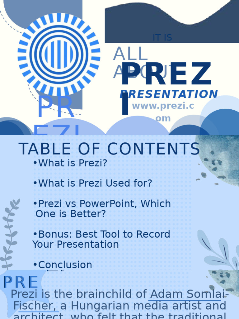 Prezi Presentation Guide: Features & Uses | PDF | Microsoft Power Point ...