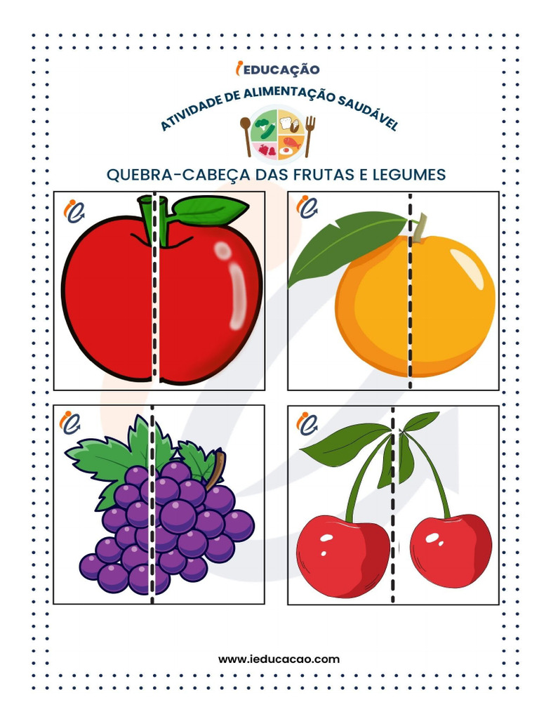 Quebra Cabeça Das Frutas | PDF